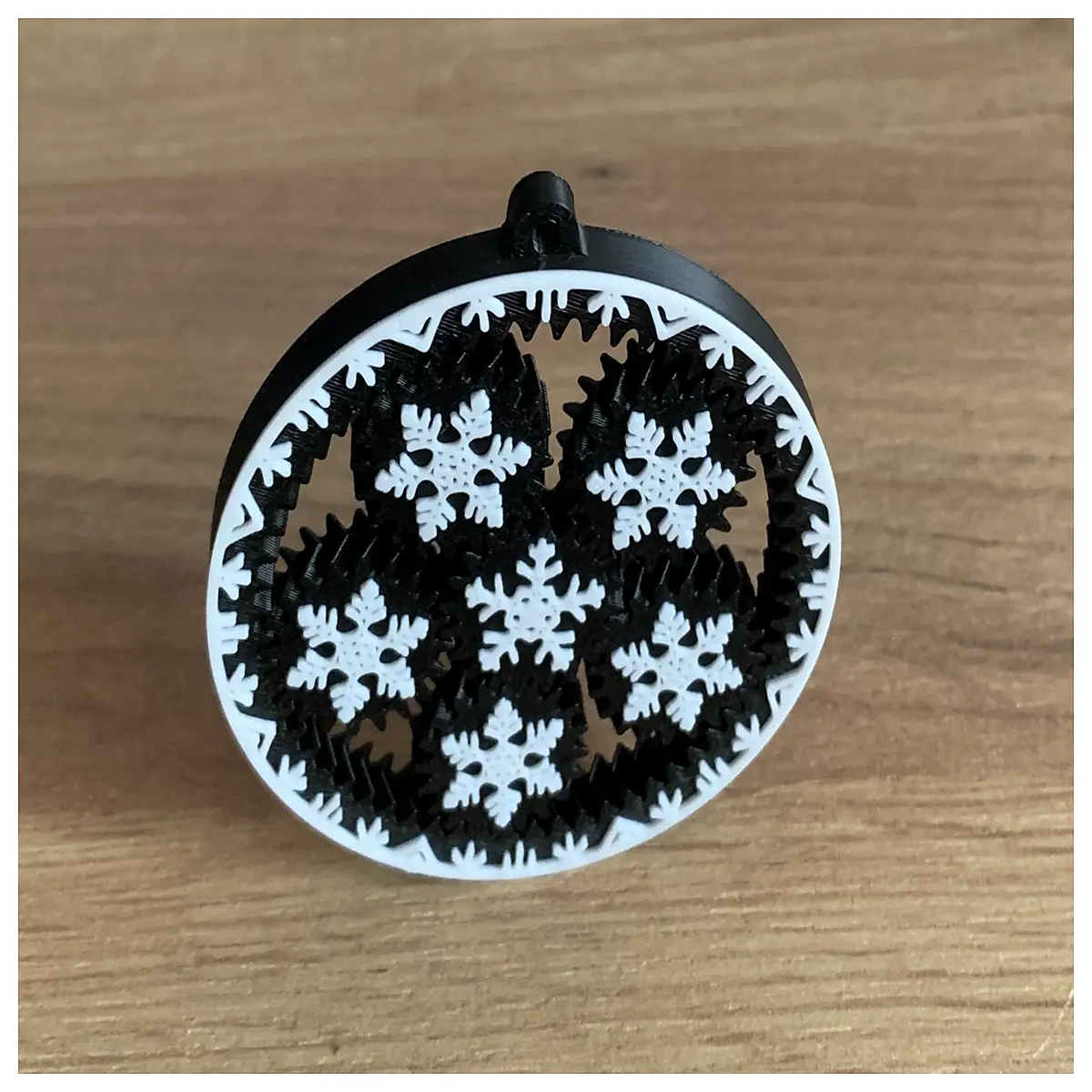 Snowflake Planetary Gear Christmas Ornament Festive Decoration IoT Christmas Tree Accessories Christmas Gift Decoration