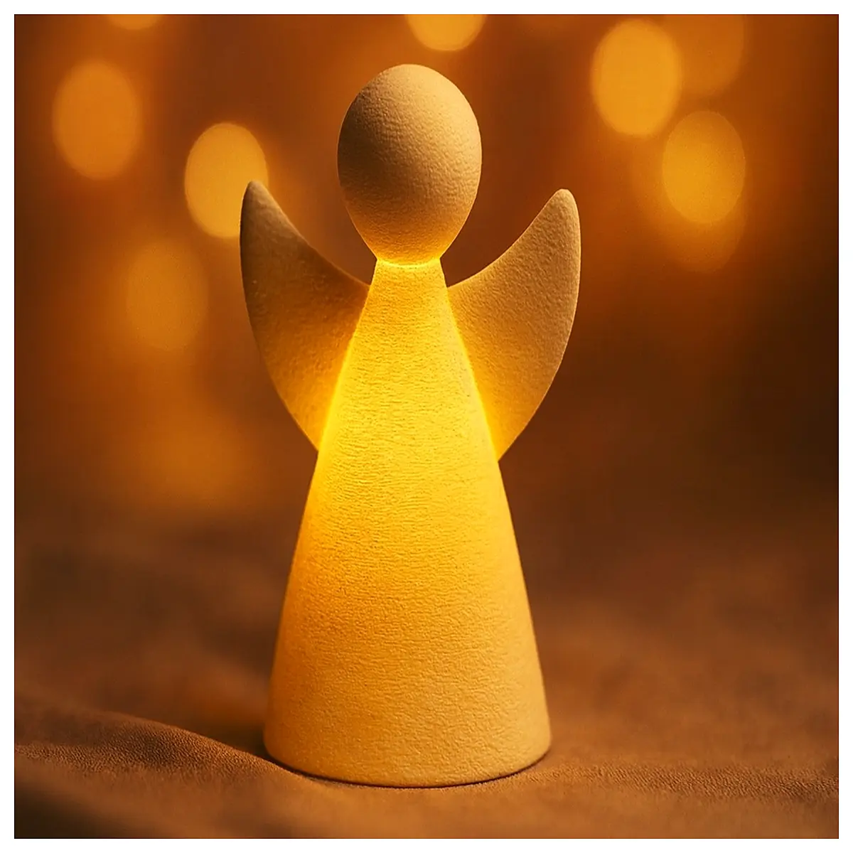 Angel Christmas Candle Angel Decoration Christmas Wax Candle Festive Gift Christmas Decor