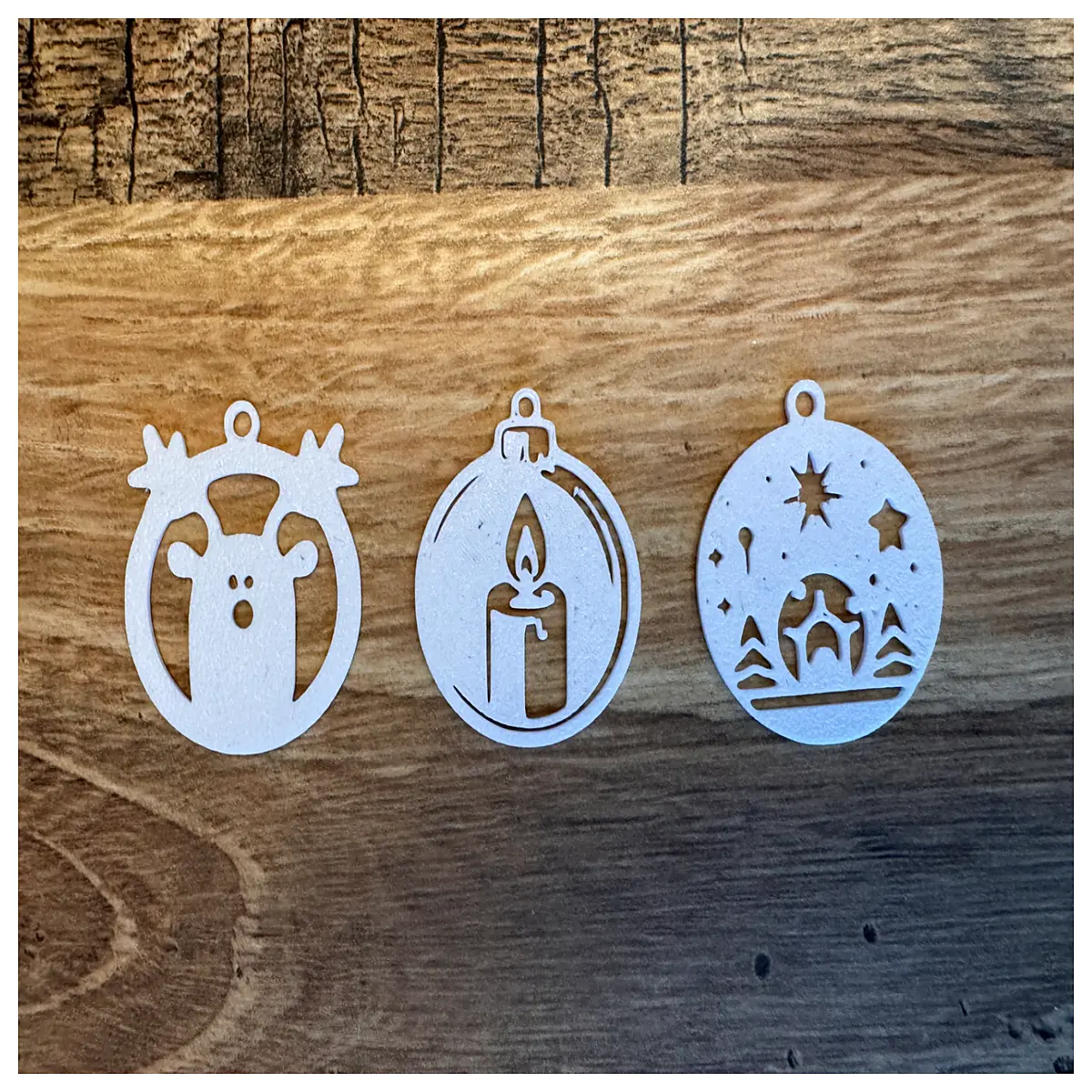 Christmas Ornament 2D Art Collection Festive Decorations Christmas Tree Accessories Christmas Background Art Christmas Theme Artwork Gift Decor
