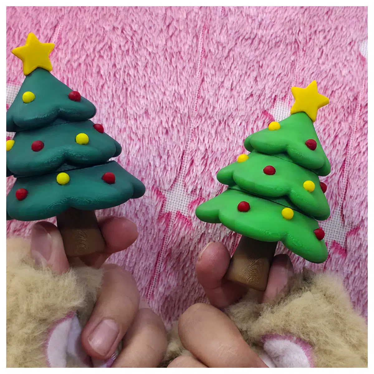 Articulated Christmas Tree Decoration Flexible Movement Festive Decor Christmas Tree Accessories Holiday Gift Idea