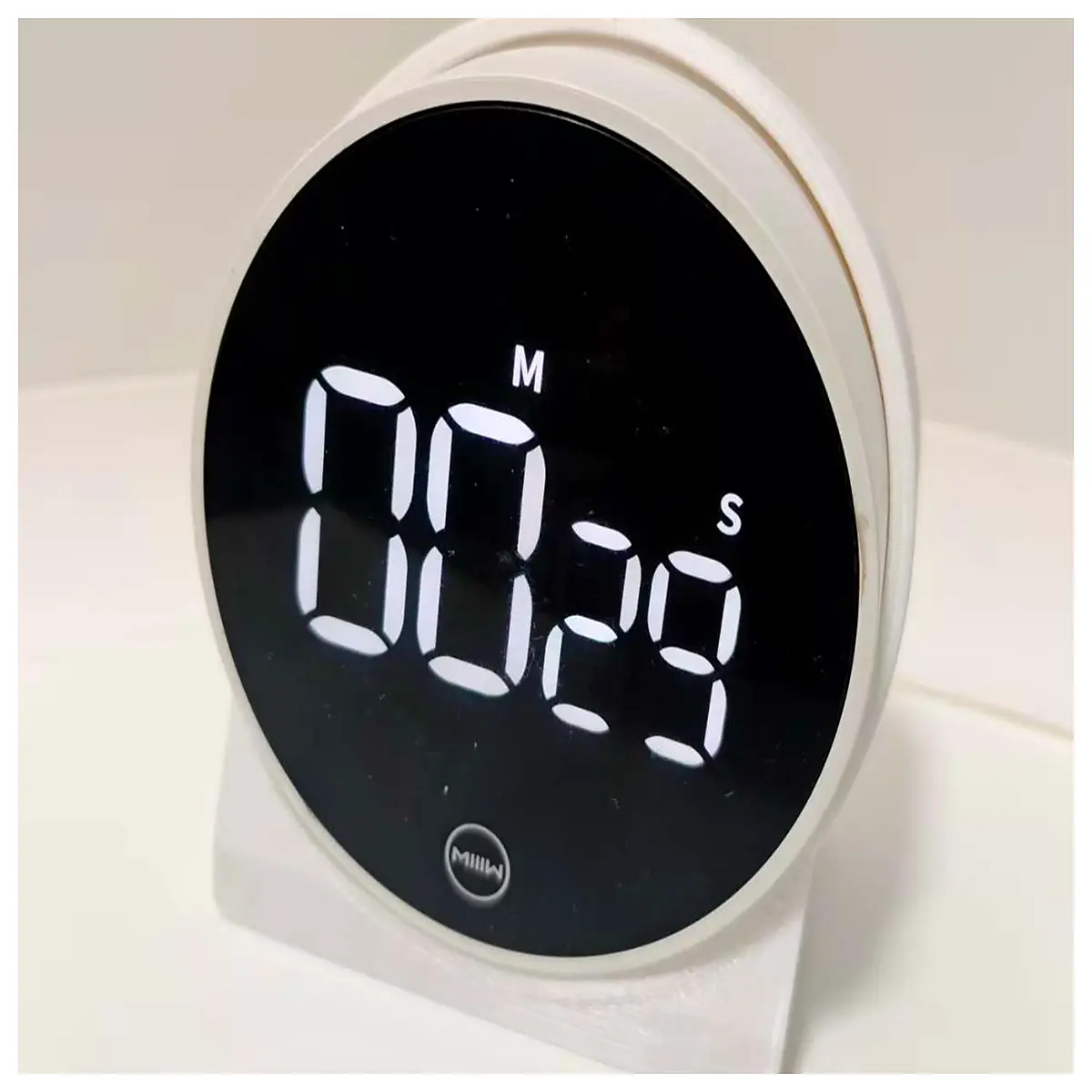 Miwaj Enjoy Rotating Timer Magnetic Base No Stand 36g Desk Sec Clock Digital Timer Creative Gift
