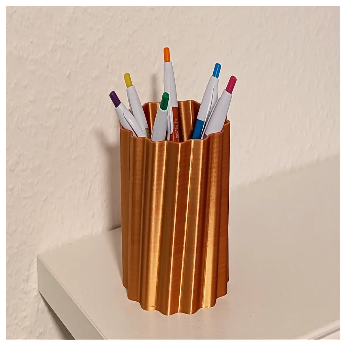 Minimalist Pen Holder Organizer Desk Storage Creative Pencil Case Office Study Supplies Multi Function Pen Stand Simple Pen Holder