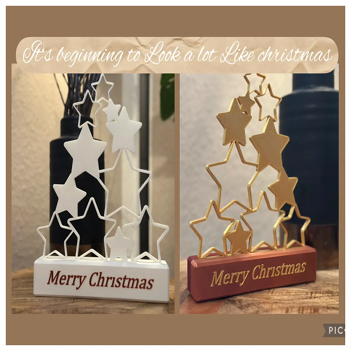 christmas star tree topper decoration for home holiday party centerpieces