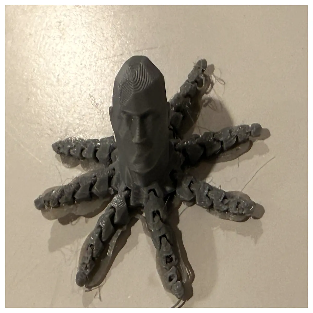 Low Poly Octopus Model 3D Printed Toy Creative Puzzle Kids Gift Mini Figure Anime Accessory
