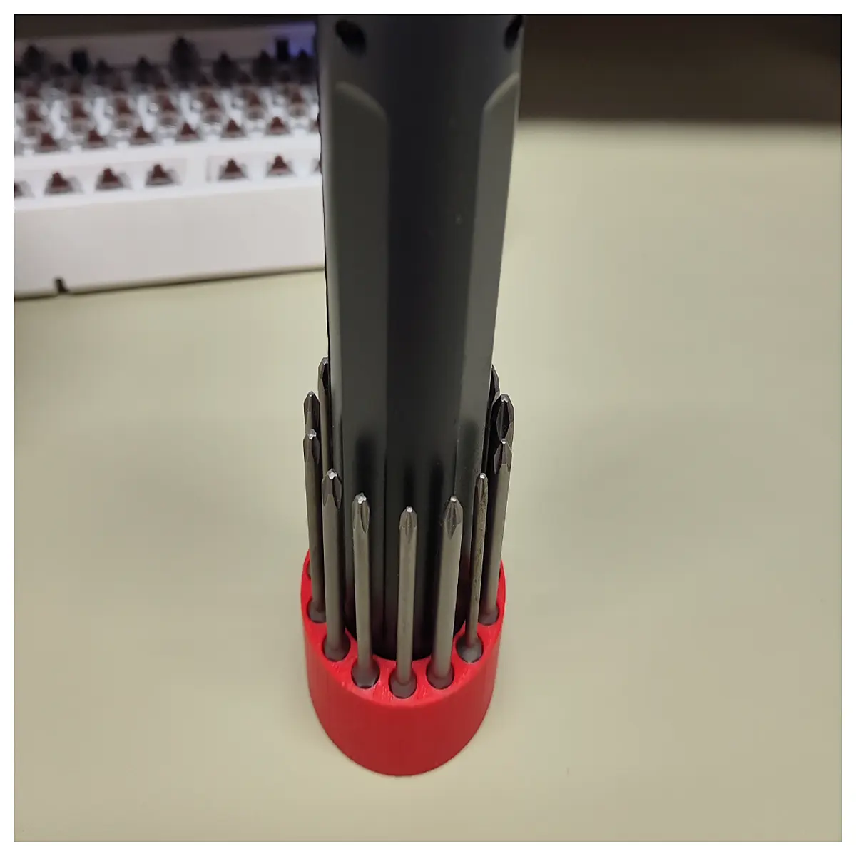 4v Screwdriver Bit Head Adapter Magnetic Rotating Head Fastening Tool Repair Parts Quick Installation Multi Function