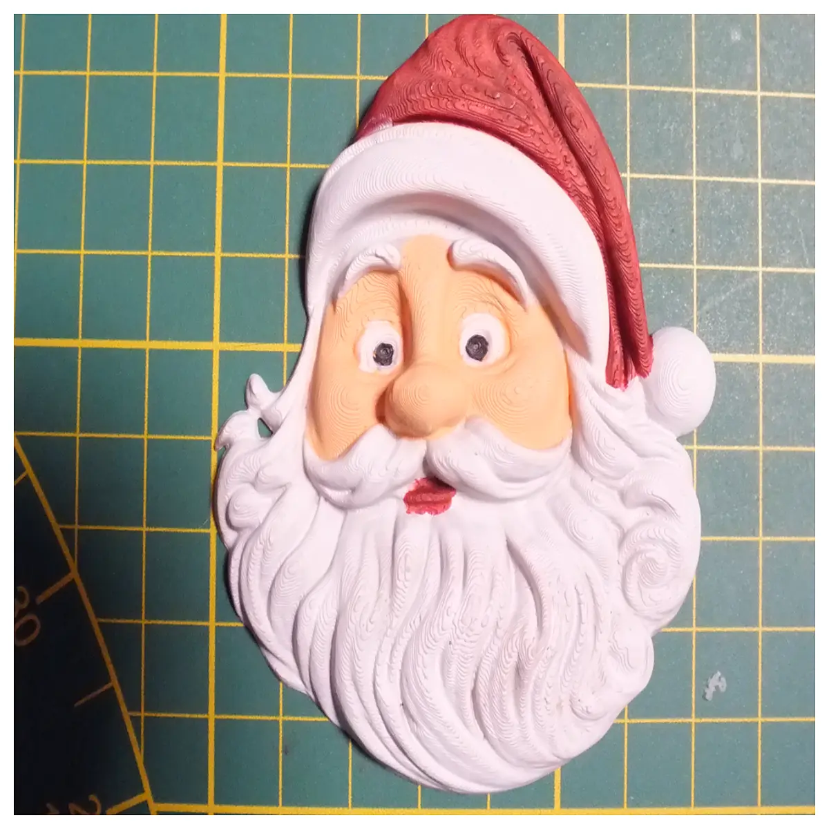 Santa Claus Refrigerator Magnet Festive Decoration Cartoon Stickers Christmas Gift Fridge Magnet Fun Decoration