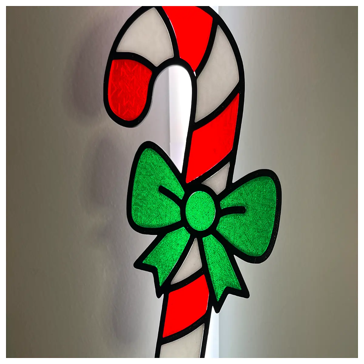 sugar cane bow suncatcher stained glass window hanging ornament garden catcher for home decor