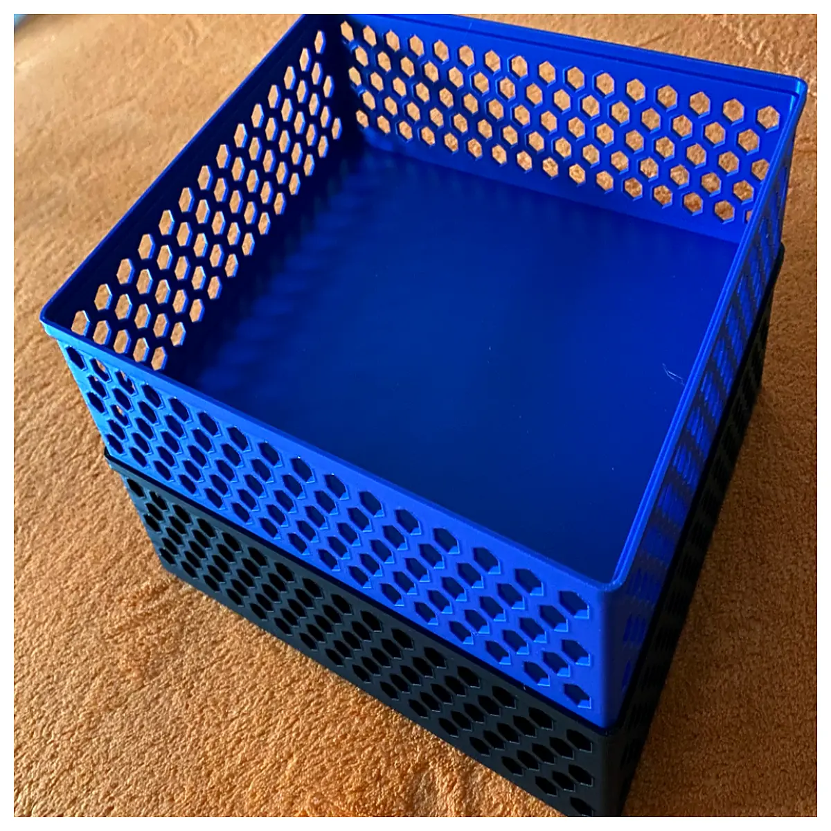 foldable storage baskets with handles stackable plastic laundry bins for closet organization nursery toy organizer collapsible crate