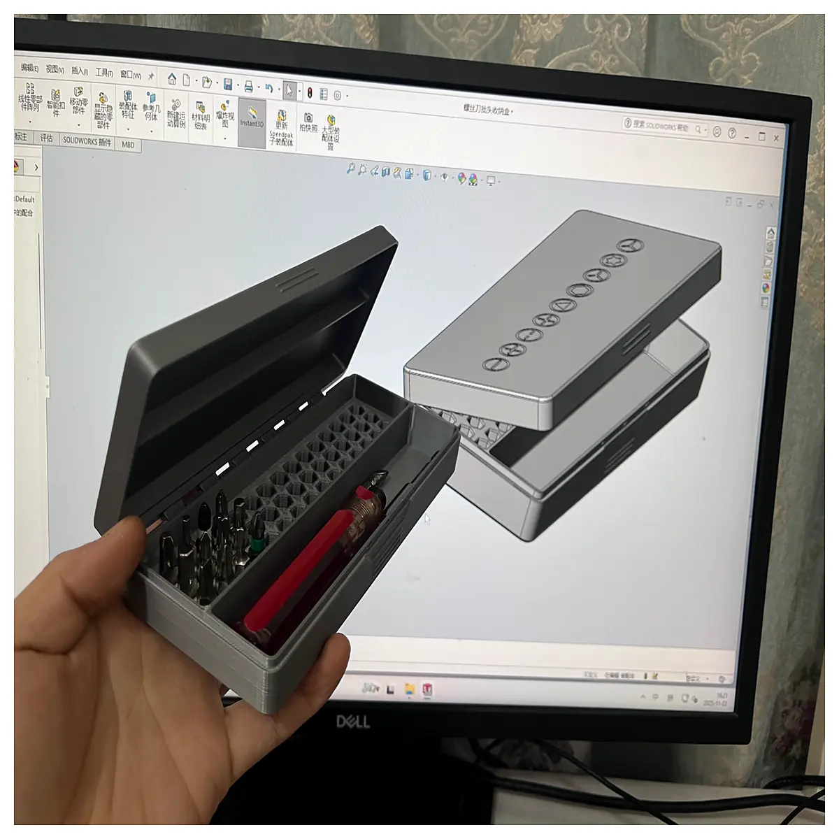 magnetic screwdriver bit organizer case storage box for multiple sizes precision drivers tool holder