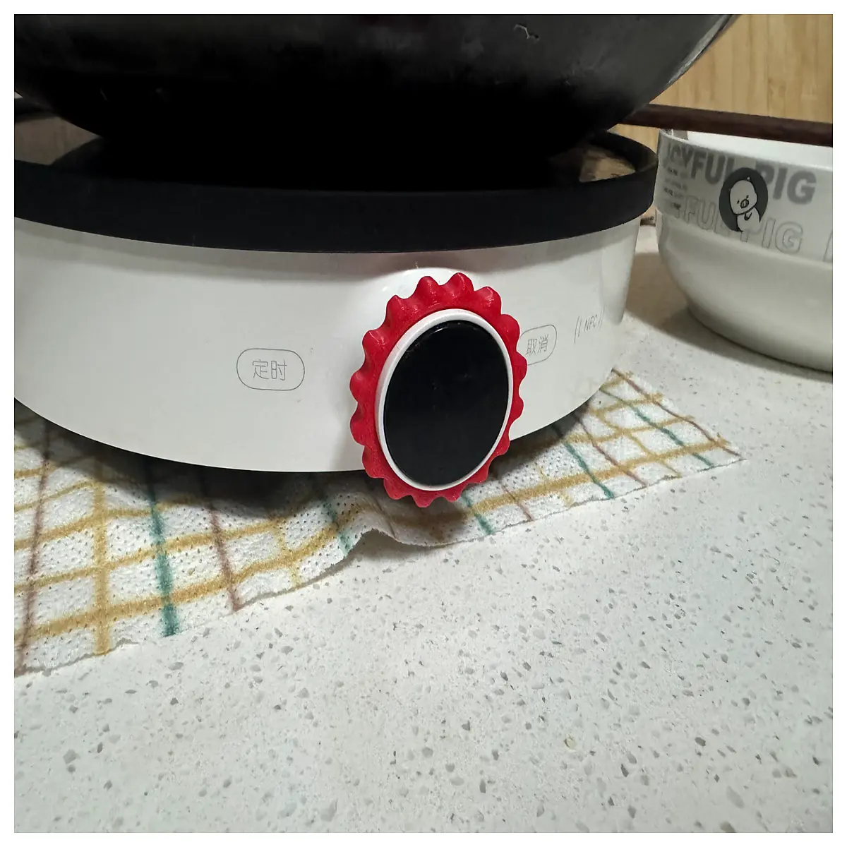 Induction Cooktop 2 Knob Control Heating Pad Kitchen Electric Stove Fast Heating Electronic Stove Friction Ring