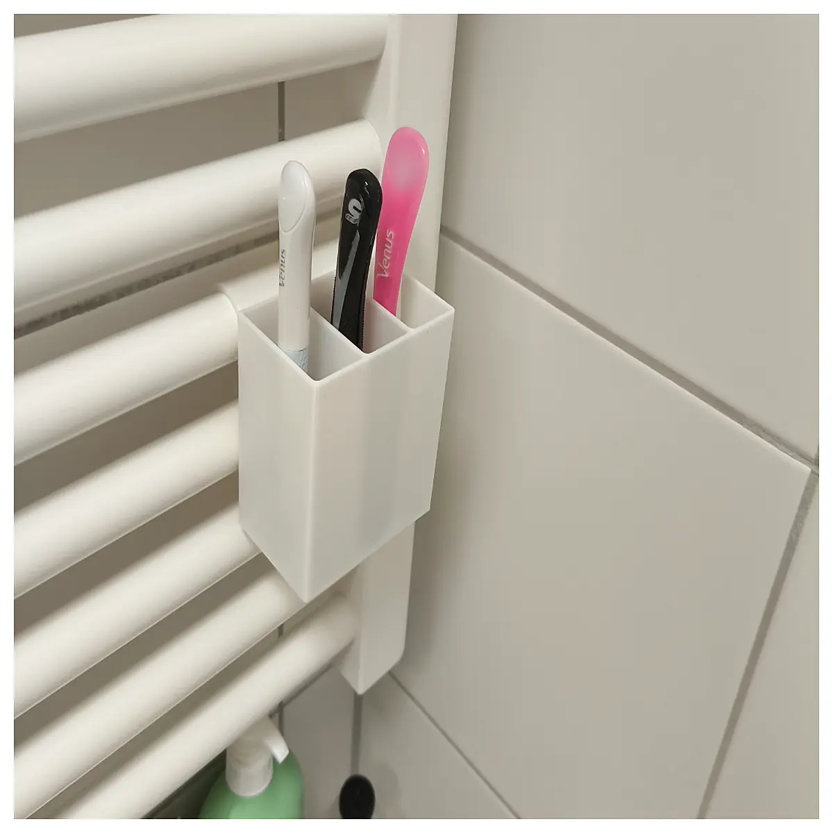 Radiator Shelf Holder Wall Mounted Heating System Accessory Bracket Bathroom Storage Rack Space Saving Organizer