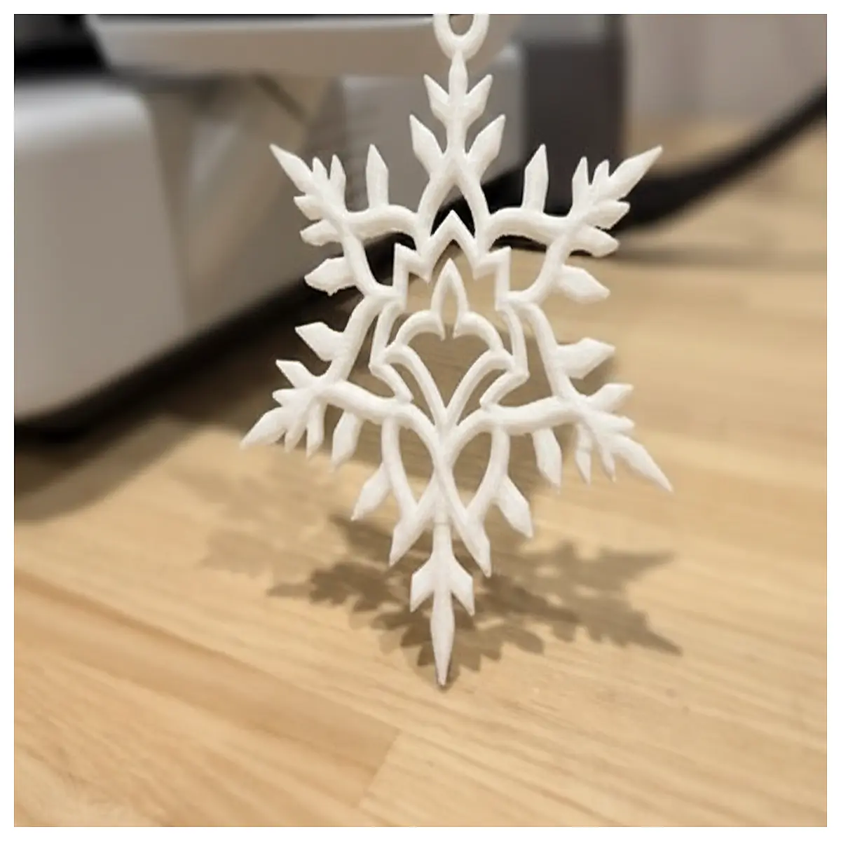 Icicle Snowflake Ornament Christmas Hanging Decor Festive Decoration Home Interior Snowflake Accessories Ice Snow Theme