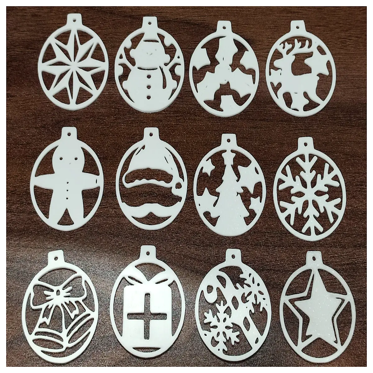 Christmas Tree Ornaments Festive Decorations Christmas Decor Tree Accessories Decorative Placement Various Styles
