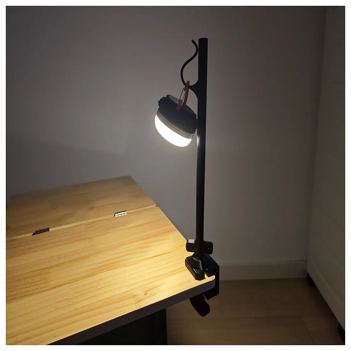 Camping Stand Stable Support Portable Outdoor Lighting Accessory Tent Pole Holder Camping Gear Parts