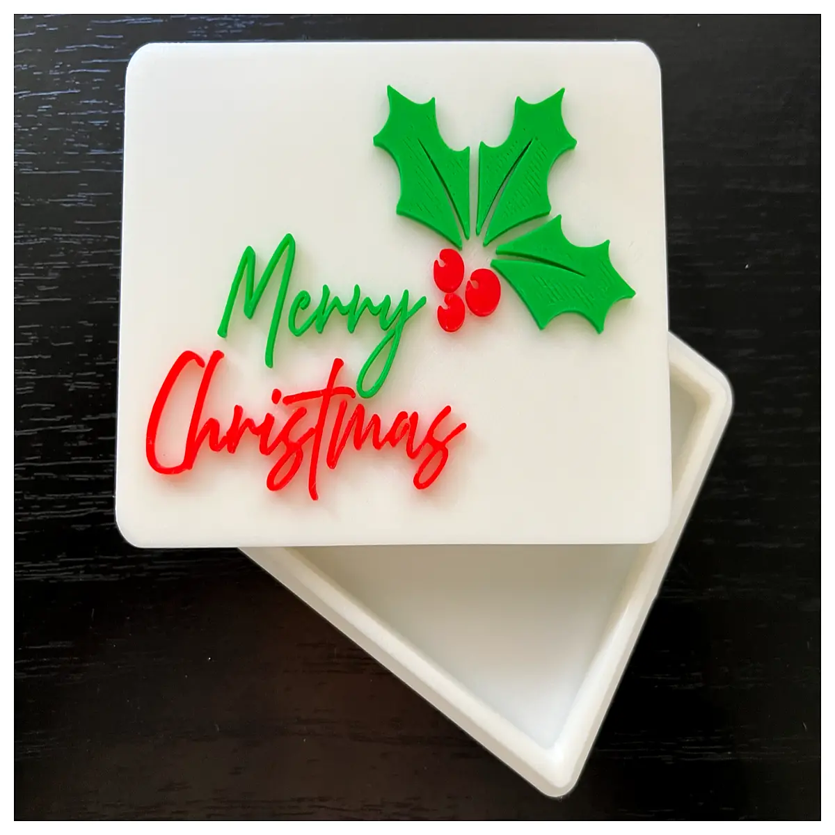 Christmas Gift Box Card Holder Festive Gift Packaging Box Holiday Gift Box Decorative Box Gift Receiving Box