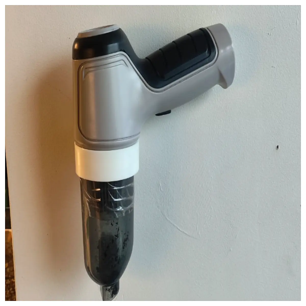wall mount holder for mini vacuum cleaner storage organizer sticky pad hook