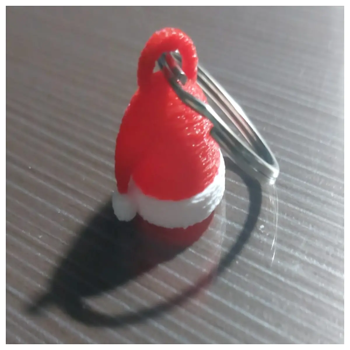 christmas santa hat keychain pendant for bags gifts