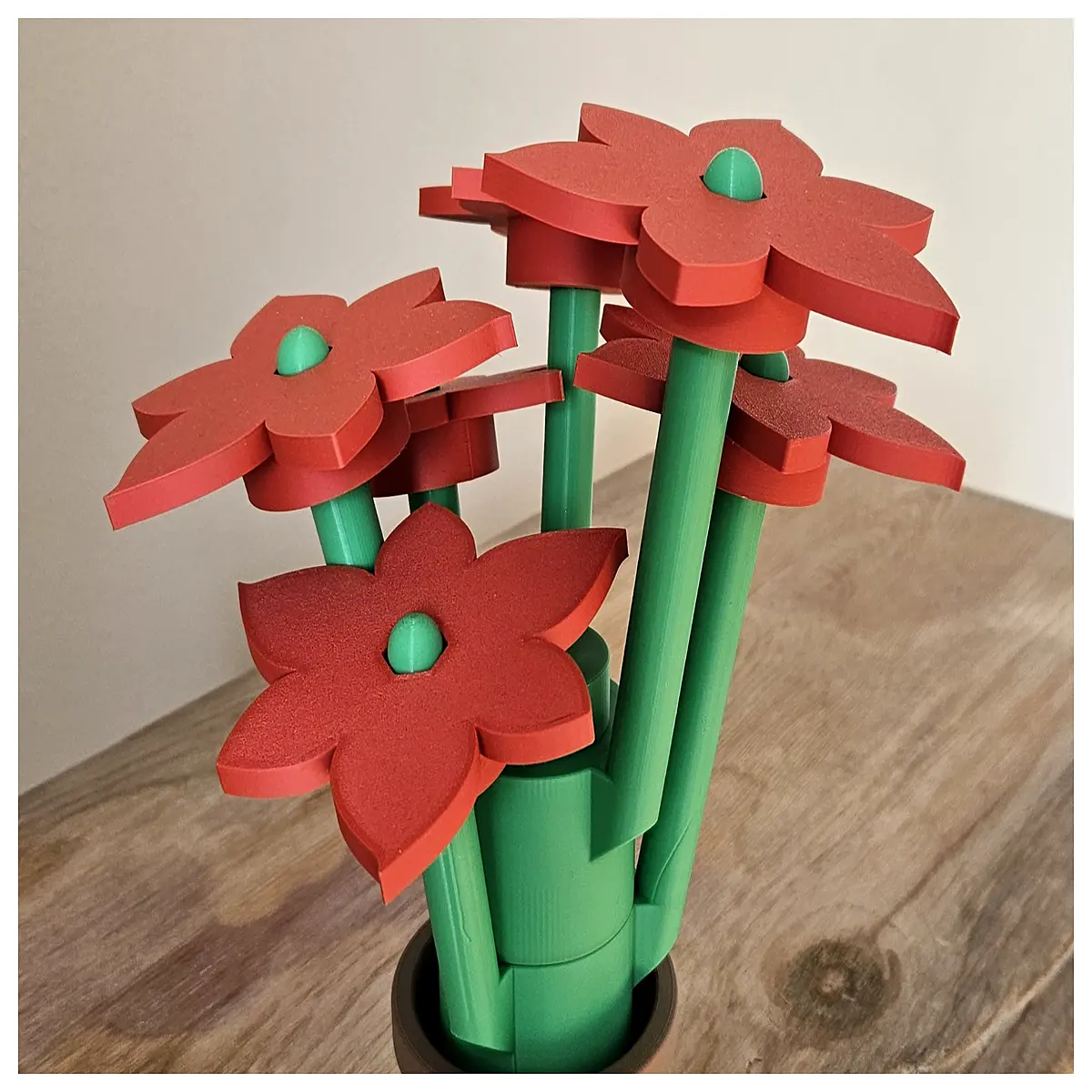 Building Flowers Christmas Edition Festive Decoration Kids Toy Creative Assembly Christmas Gift Puzzle Game