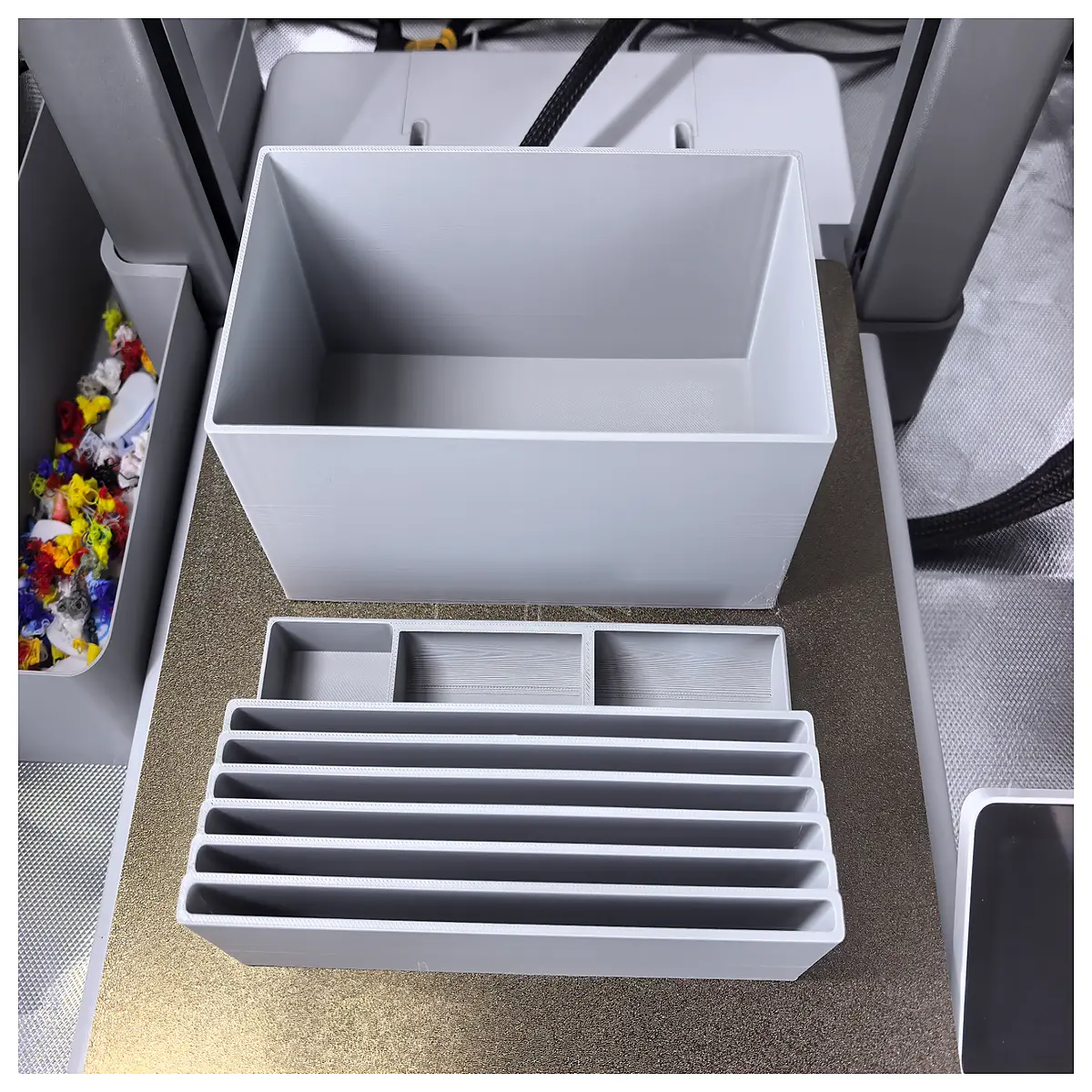 Cash Organizer Box Money Storage Container with Lid Currency Storage Bank Teller Box Piggy Bank