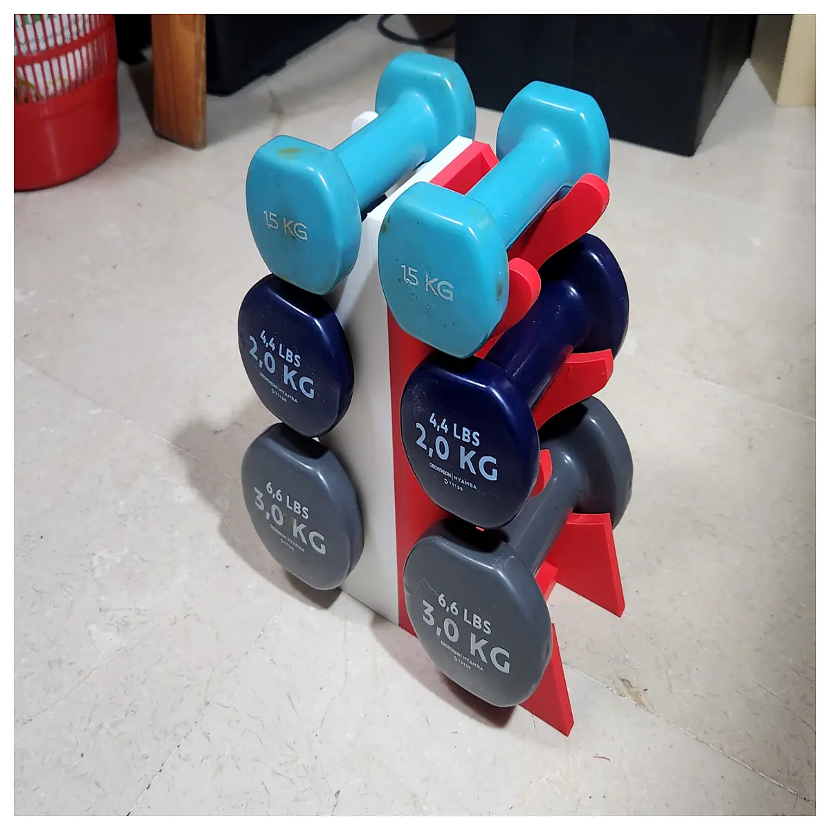 Dumbbell Rack Fitness Stand Weightlifting Support System Home Gym Accessories Dumbbell Storage Stand
