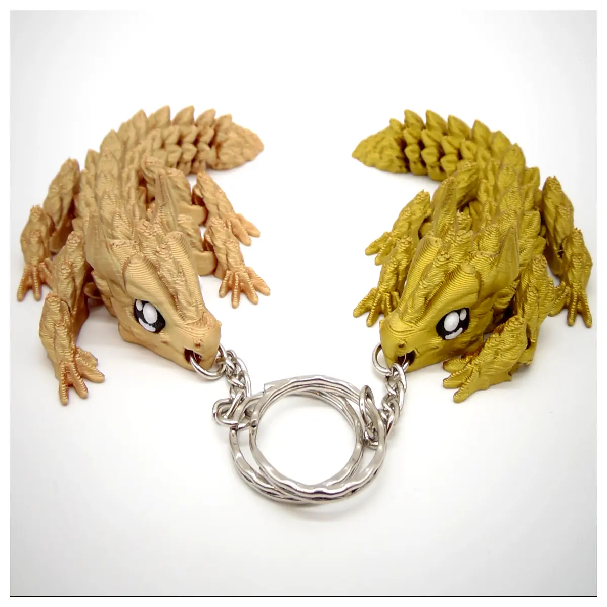 Dragon Ka Moving Joint Keychain Dragon Toy Collectible Figure Model Articulated Joints Fun Keychain Hand Figure Anime Accessory