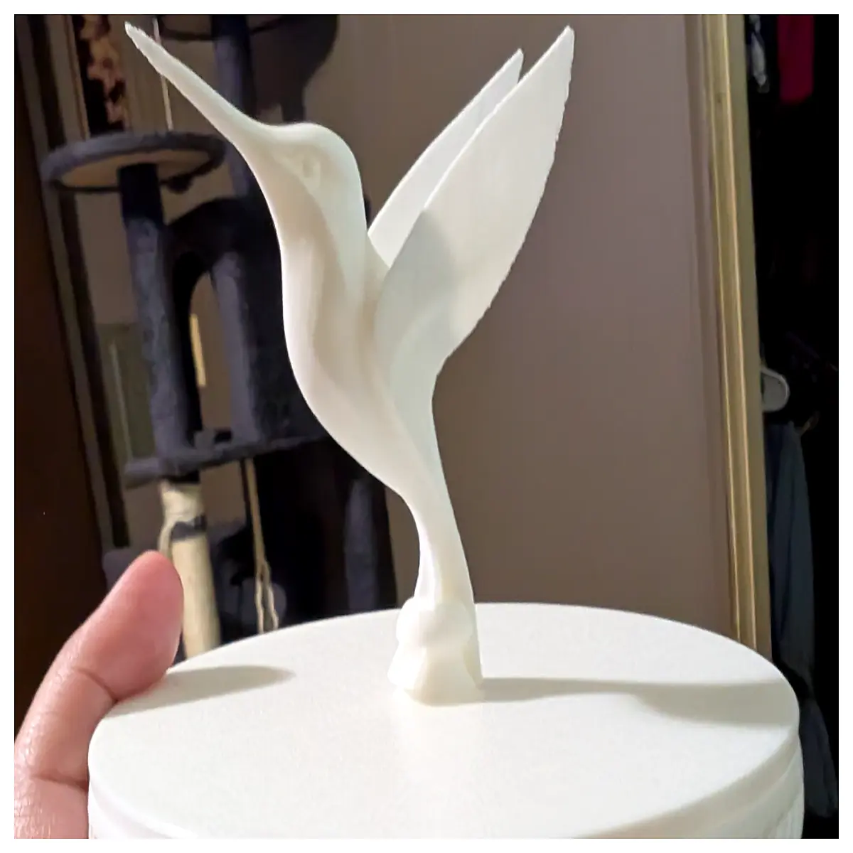 Hummingbird Jewelry Bowl Bird Decoration Hanging Jewelry Holder Home Accent Creative Display Bird Gift Idea