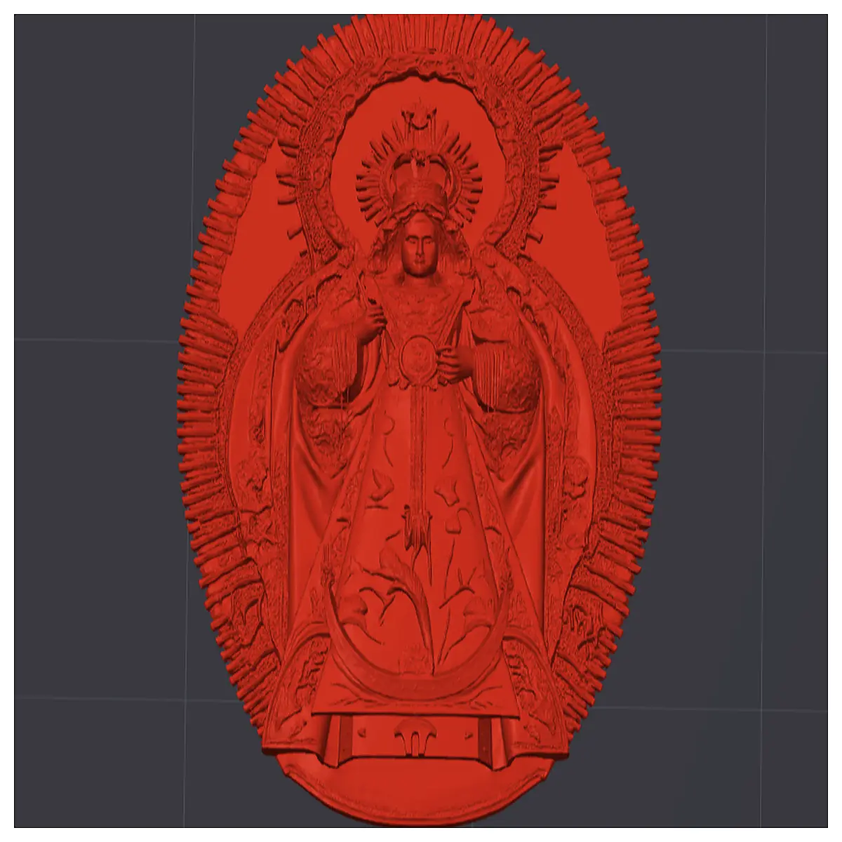 Holy Hope Blessed Virgin Mary Medal Religious Memorial Prayer Charm Faith Symbol Holy Mother Mary Gift Sacred Hope