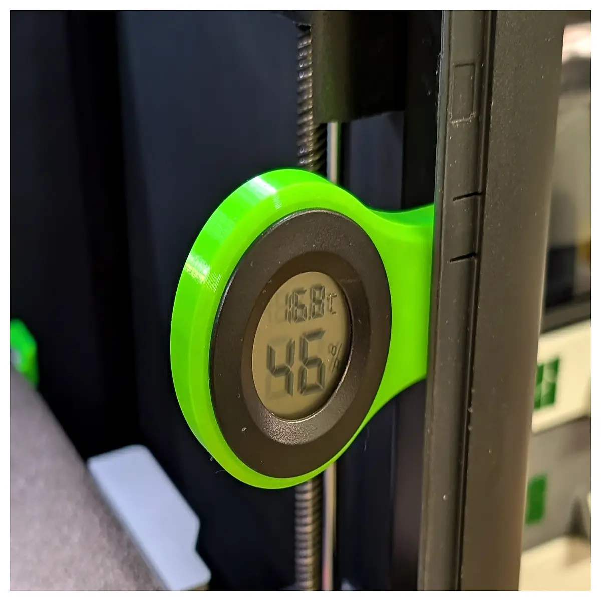 Magnetic Hygrometer Bracket 90 Degree Rotation Electronic Measurement Device Accessories Humidity Sensor Support Magnetic Mount