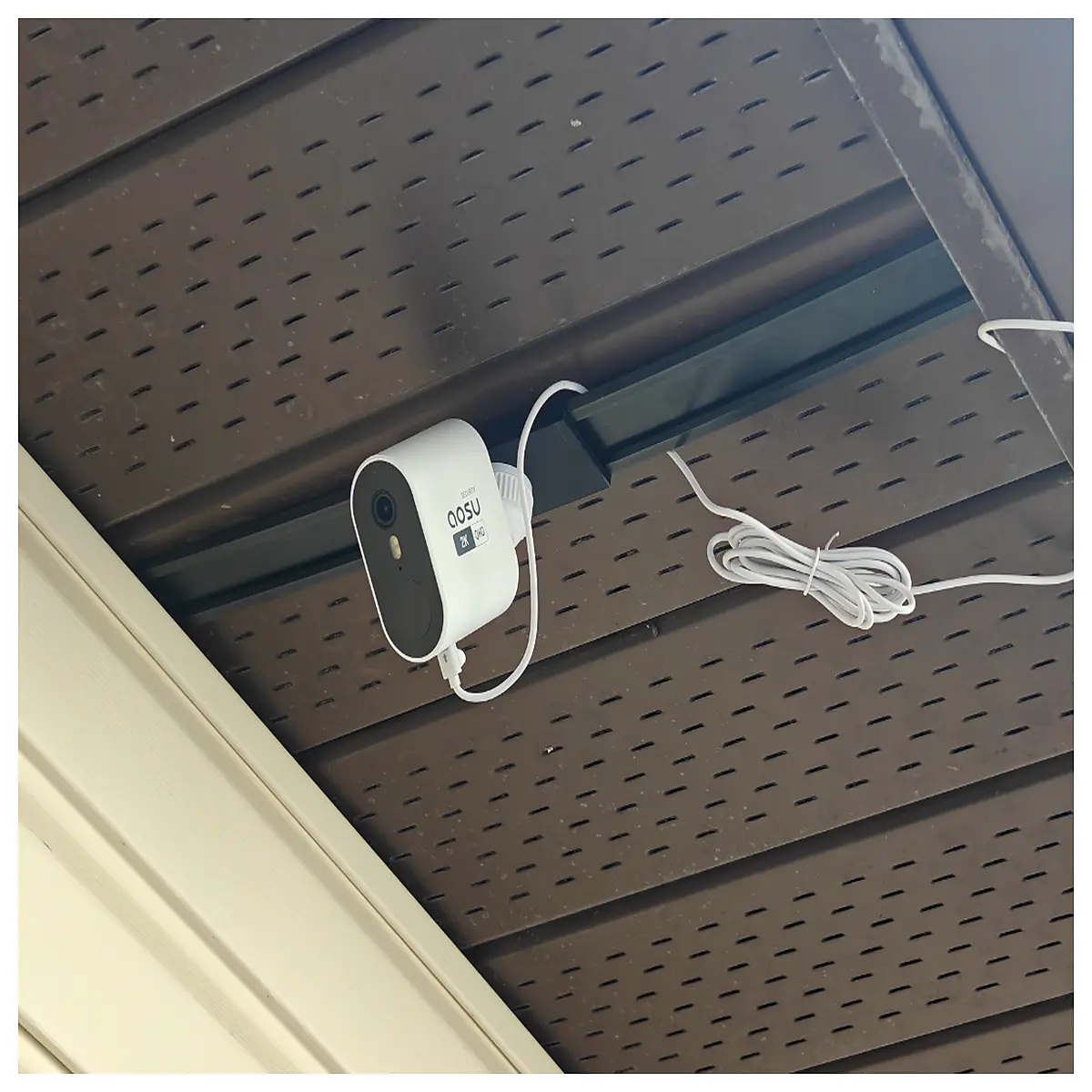 aosu camera eaves bracket no drill mount for security cctv outdoor installation without drilling holes