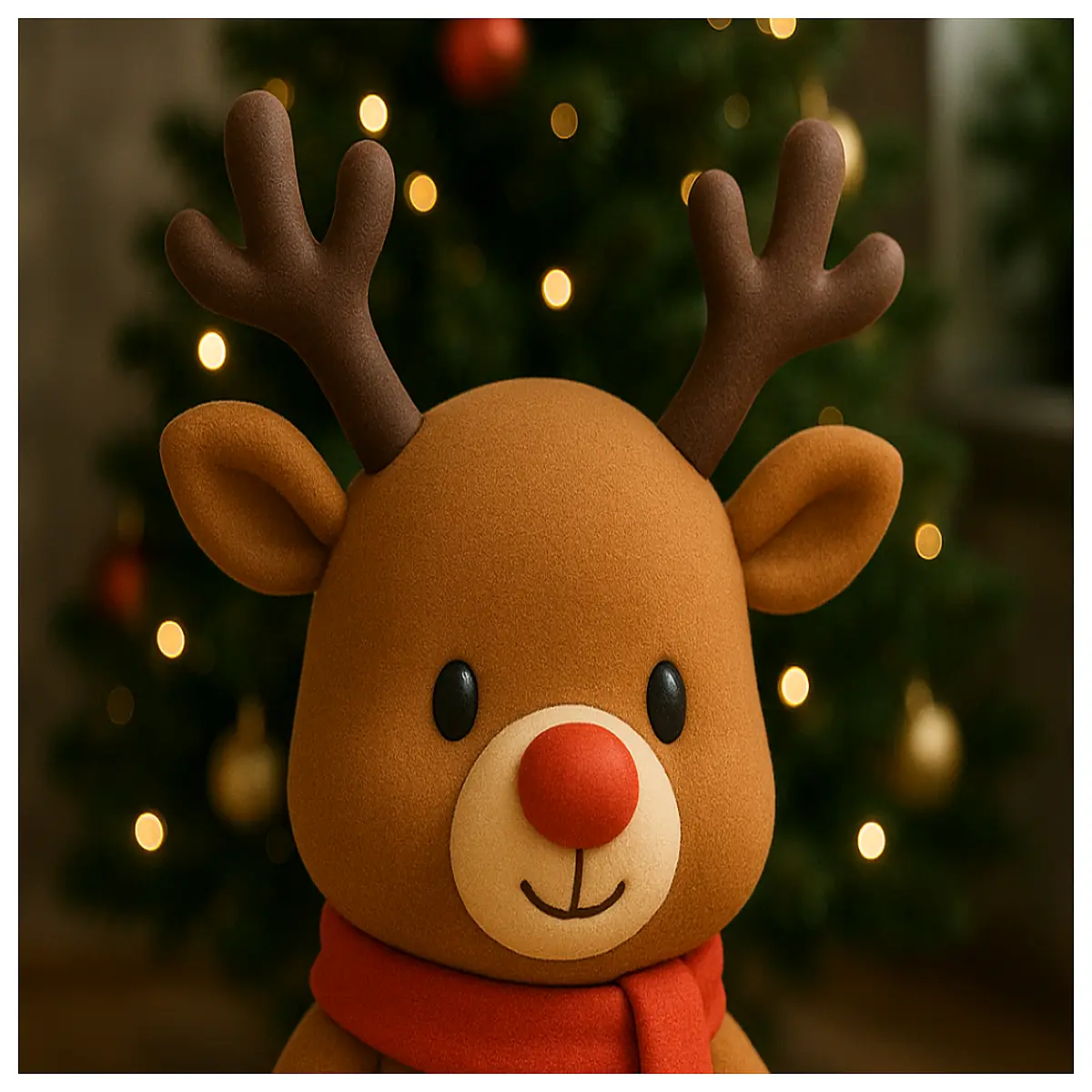 Christmas Reindeer Toy Festive Decoration Kids Gift Party Accessories Reindeer Model Classic Christmas Decor