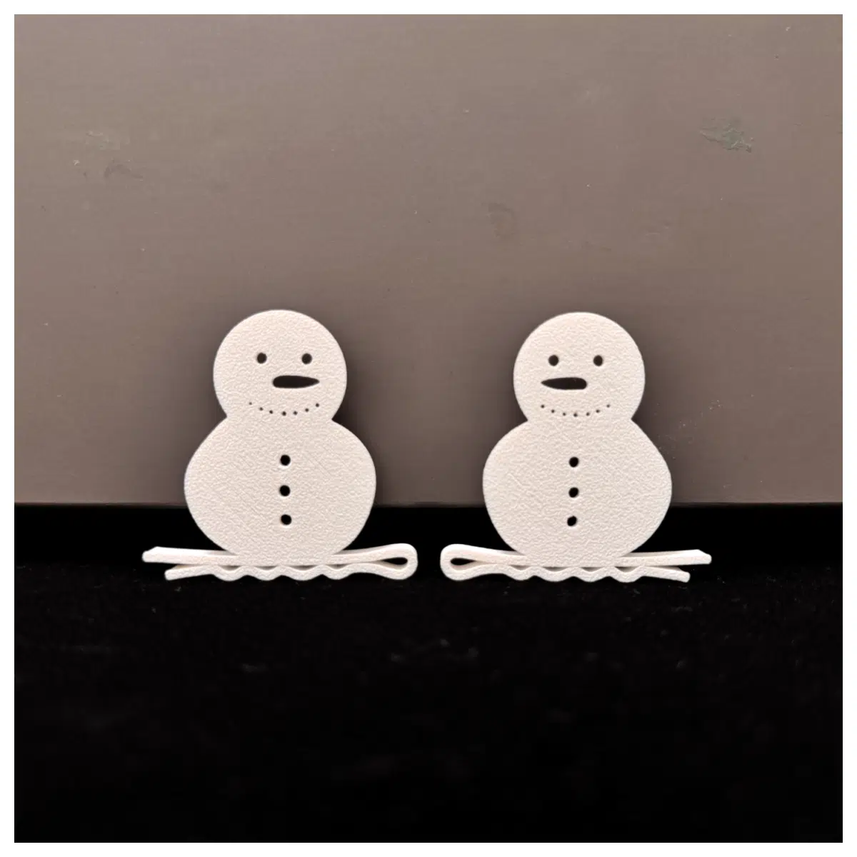 Quick Print Christmas Snowman Hair Clips Festive Decoration Christmas Gift Hair Accessories New Year Accessory