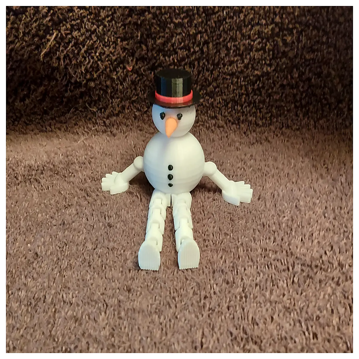 cute snowman plush toy for kids winter holiday gift soft stuffed animal decoration