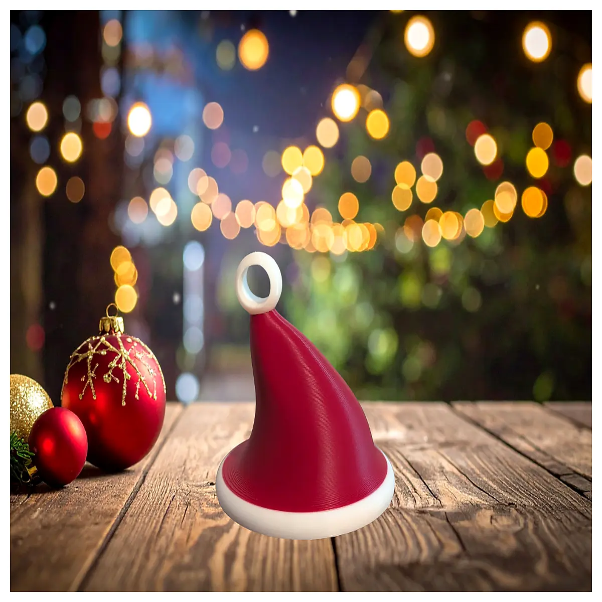 festive red velvet santa hat ornament for christmas tree hanging decor holiday party favors