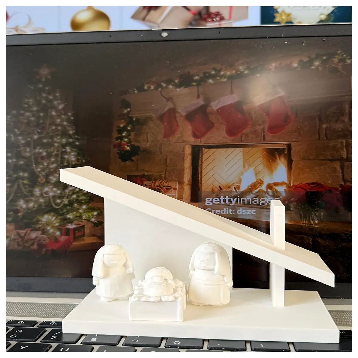 christmas table centerpiece decor holiday party props festive background scenery
