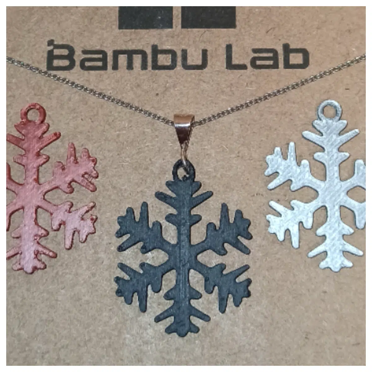Snowflake Pendant Necklace 1g Ice Crackle Pure Silver Elegant Jewelry Pendant Snowflake Chain Charm Ice Flower Necklace