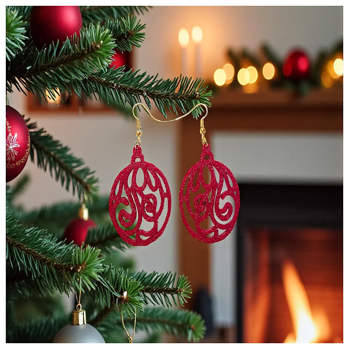 boho tribal geometric drop earrings for women christmas party festive holiday jewelry dangle