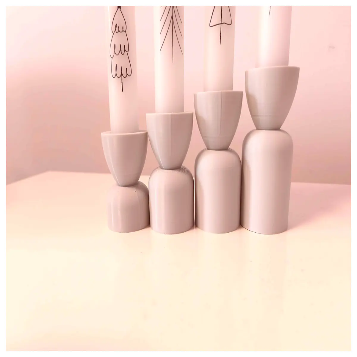 22mm Candle Holder Stand Base Candle Accessories Candle Decoration for Small Candles Wax Core