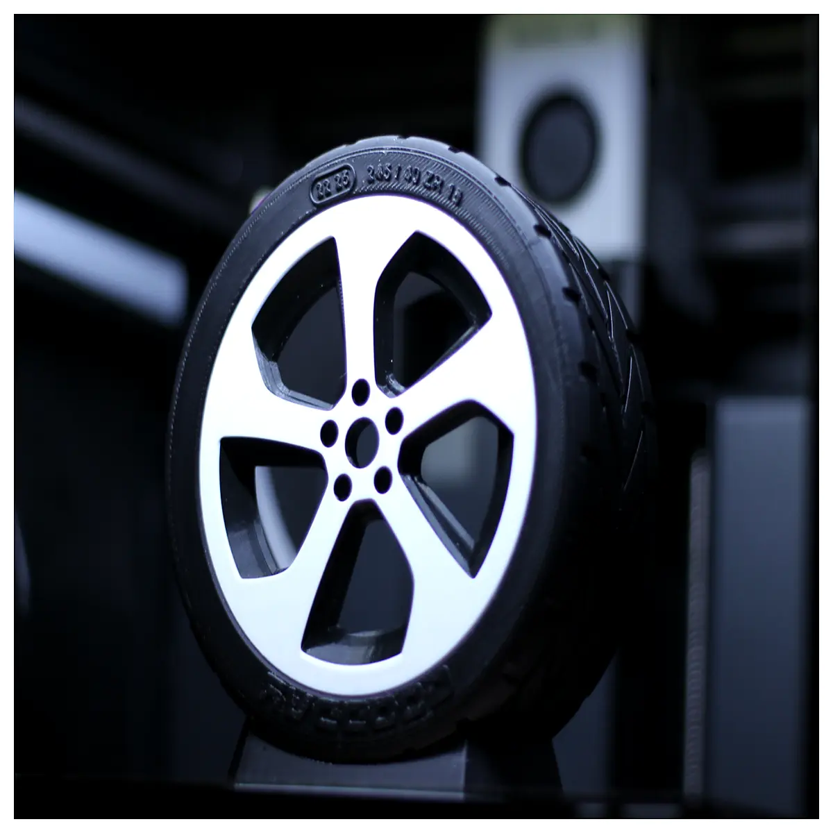 GTI Wheel Rim Display Stand Wheel Rim Showcase Car Wheel Stand Wheel Display Platform Auto Parts Display