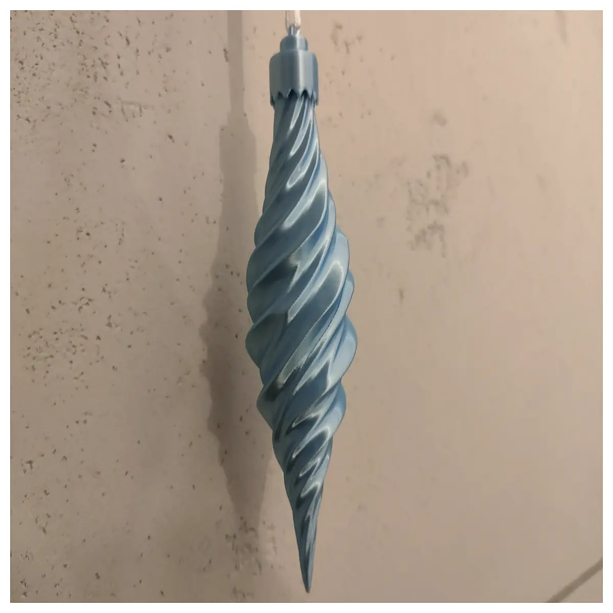 Distorted Ice Column Christmas Ornament Ice Crystal Christmas Decoration Ice Sculpture Ornament Festive Ice Blocks Christmas Tree Accessories