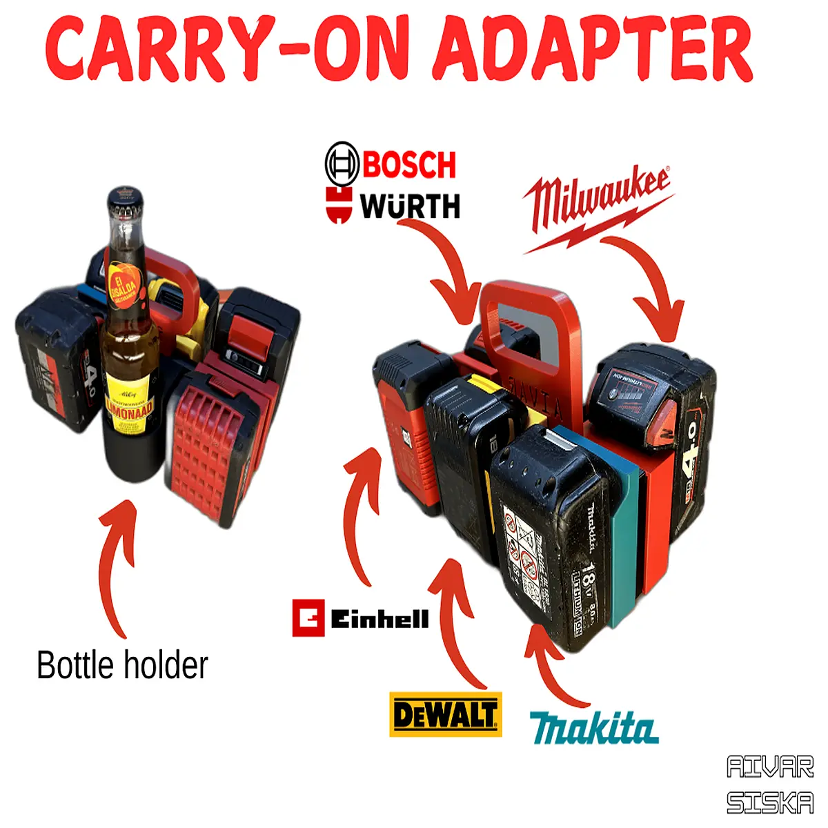 Portable Battery Seat Adapter Charger Mobile Device Fast Charging Accessories Battery Adapter
