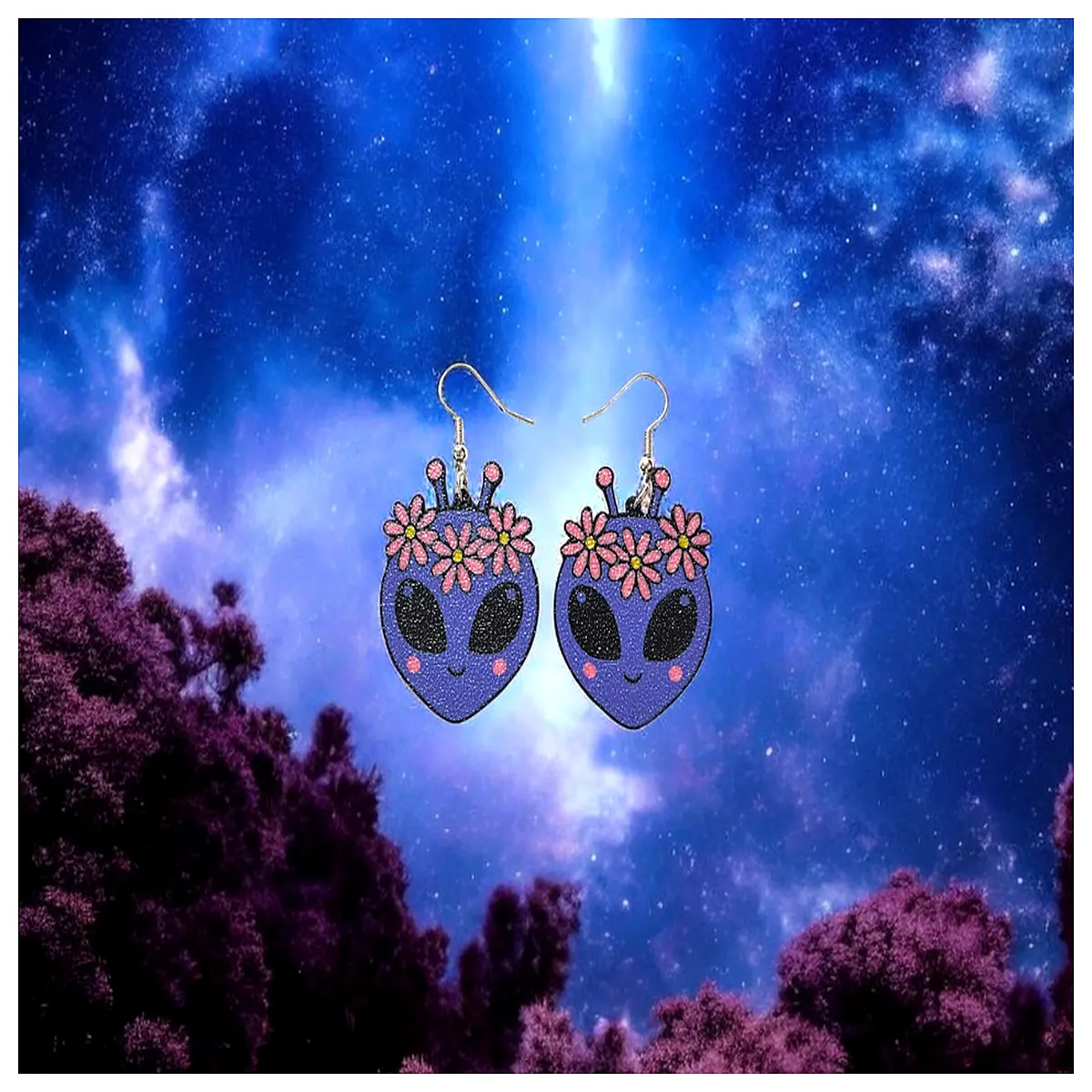 Fashion Alien Earrings Women s Style Trendy Earring Star Earrings Party Decoration Elegant Stud Earrings Design
