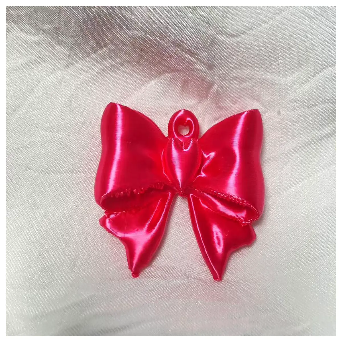 3D Bow Pendant Necklace Romantic Gift Women s Jewelry Decorative Chain Accessory