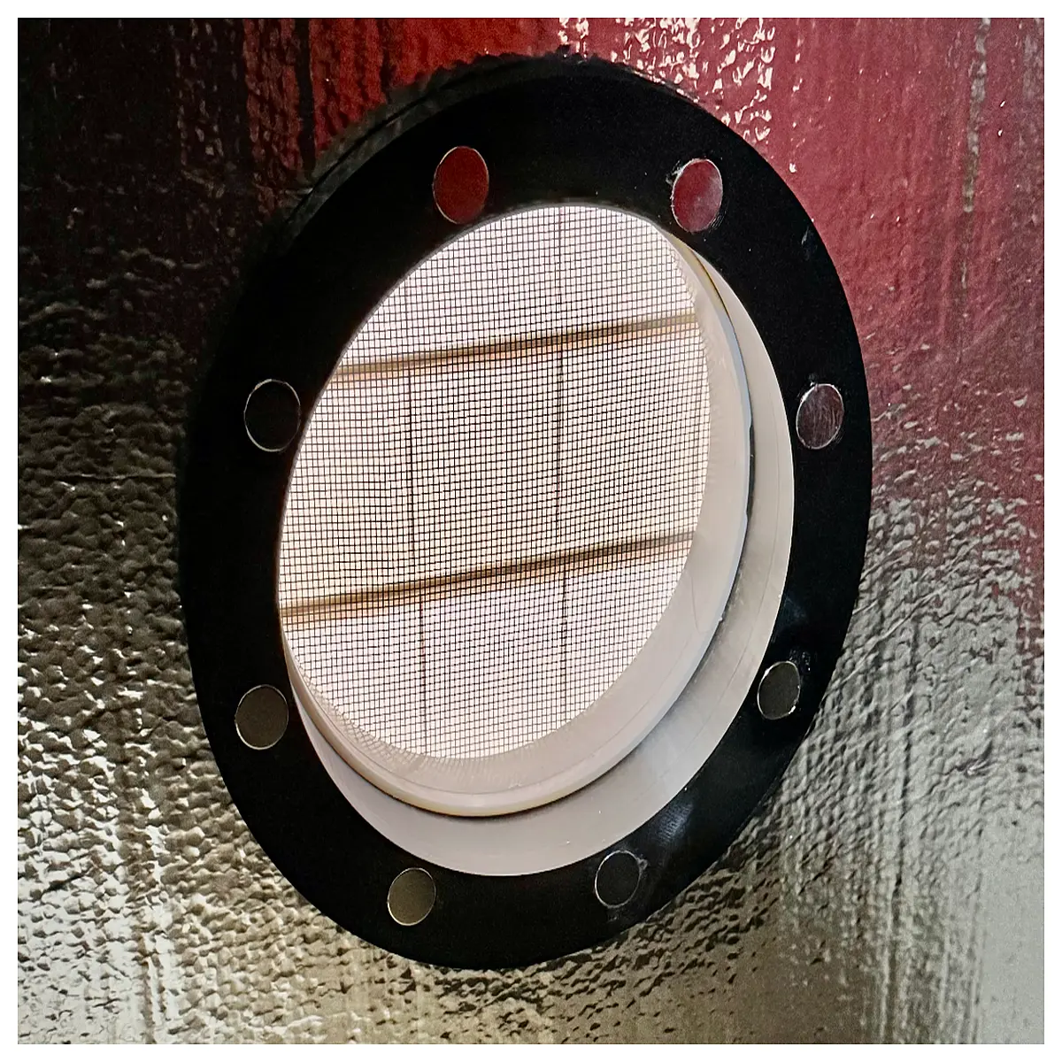 magnetic air duct connector for door ventilation seal strip insulation gap filler