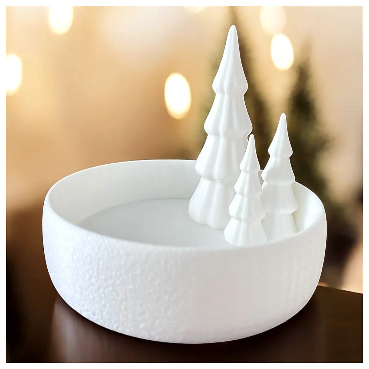 Christmas Bowl Festive Dinnerware Christmas Decoration Christmas Gift Ceramic Bowl Holiday Party Supplies