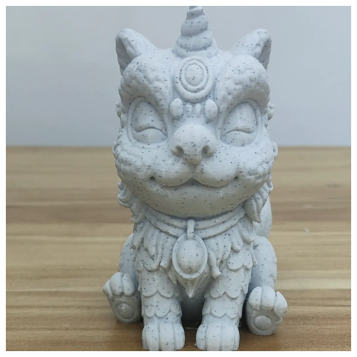 cute q version kilin desktop ornament chinese style lucky beast figurine home decor