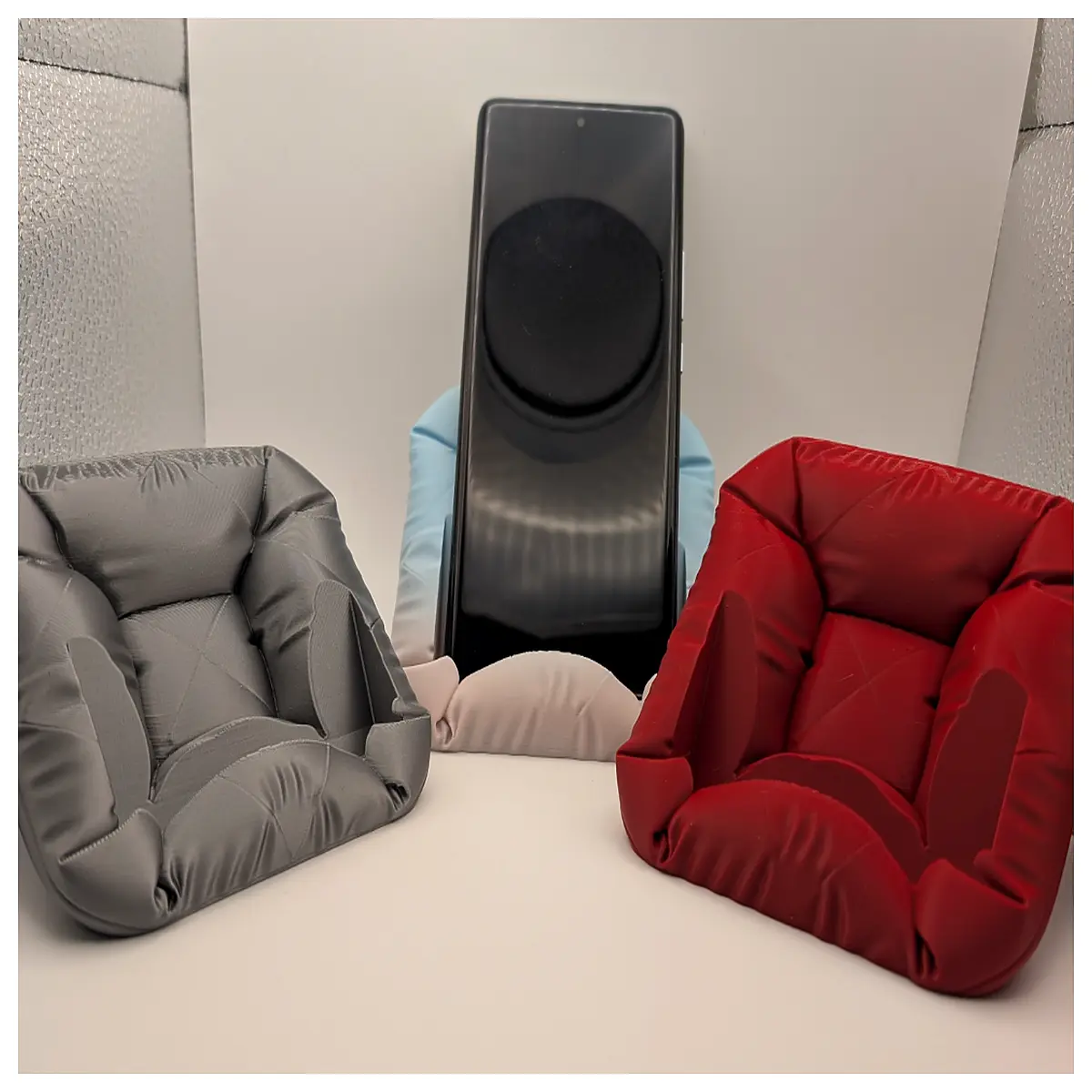 Comfortable Plush Seat Cushion Lazy Sofa Phone Stand Relaxing Nook Support Pad Phone Holder Accessory