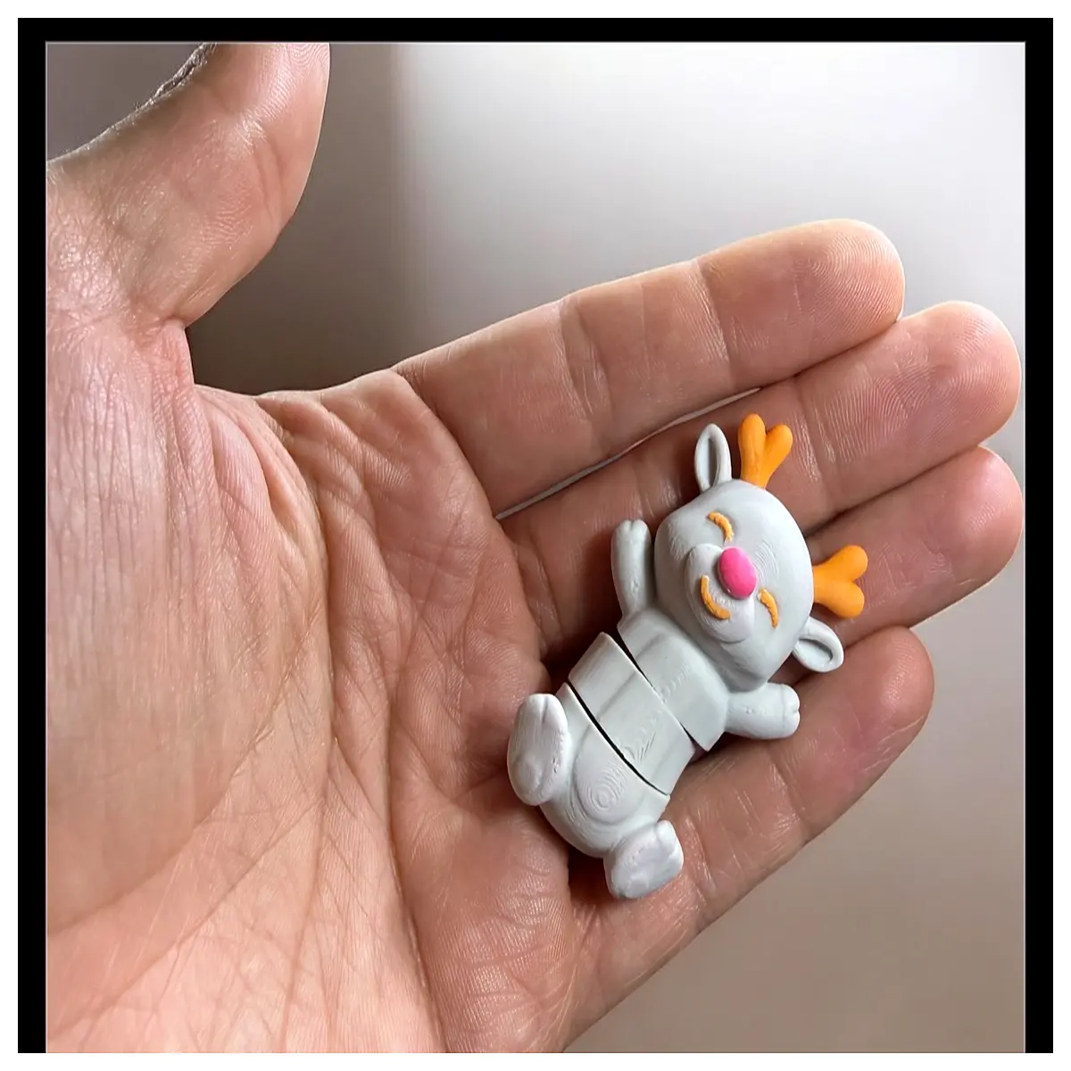 Sch n Snow Rudolf Movable Joints Christmas Deer Toy Joint Model Holiday Gift Kids Toy Fun Figure