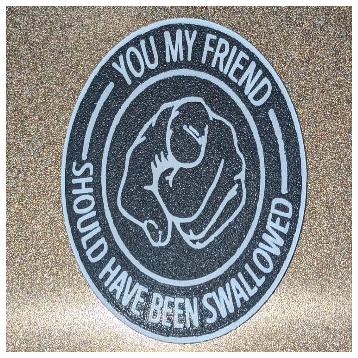 funny novelty gag best friend sarcastic humor coaster joke drinking game prop party prank toy