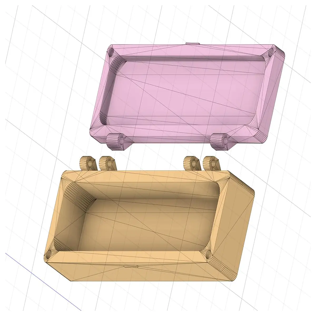Magnetic Box Small Box 125x30x25mm Internal Dimensions Electronics Component Storage Parts Box Magnetic Container Electronic Accessories