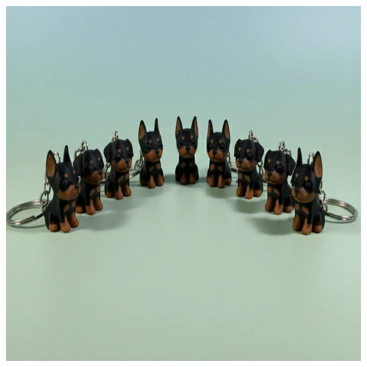 Doberman Dog Keychain Pet Memorial Dog Toy Dog Gift Doberman Lover Pet Accessory